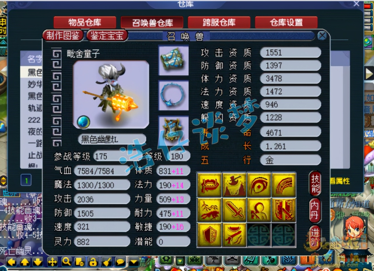 梦幻西游：造价百万175服战咒师普陀，6特技+6固伤，全服都罕见