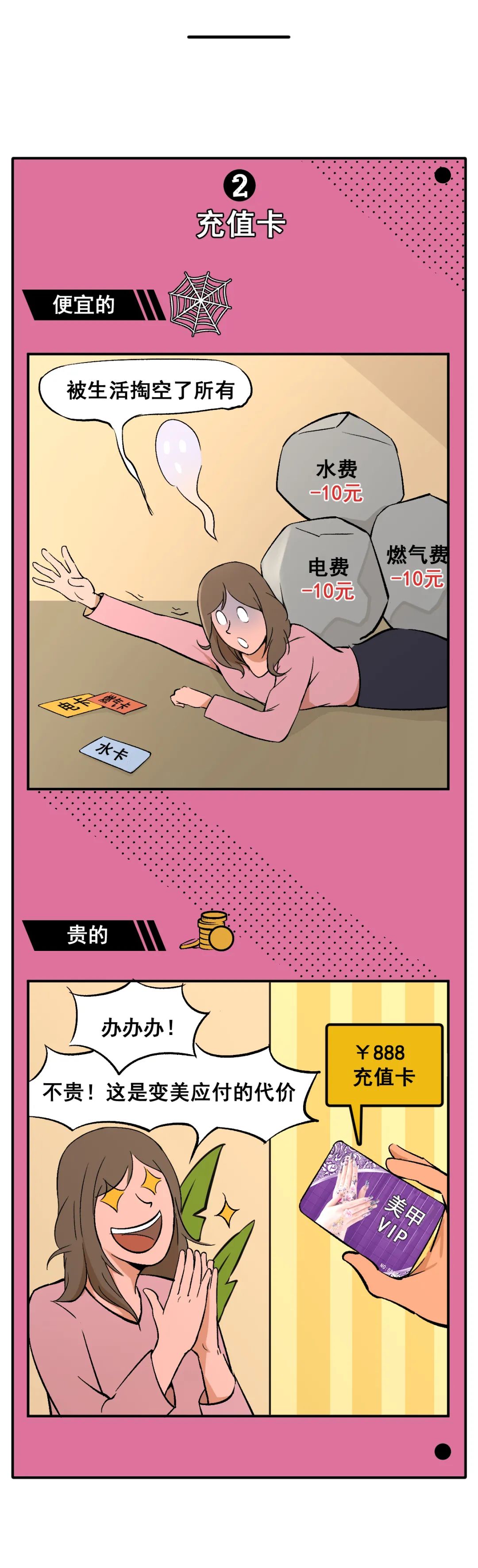 当代年轻人的迷惑性消费观念！（漫画）