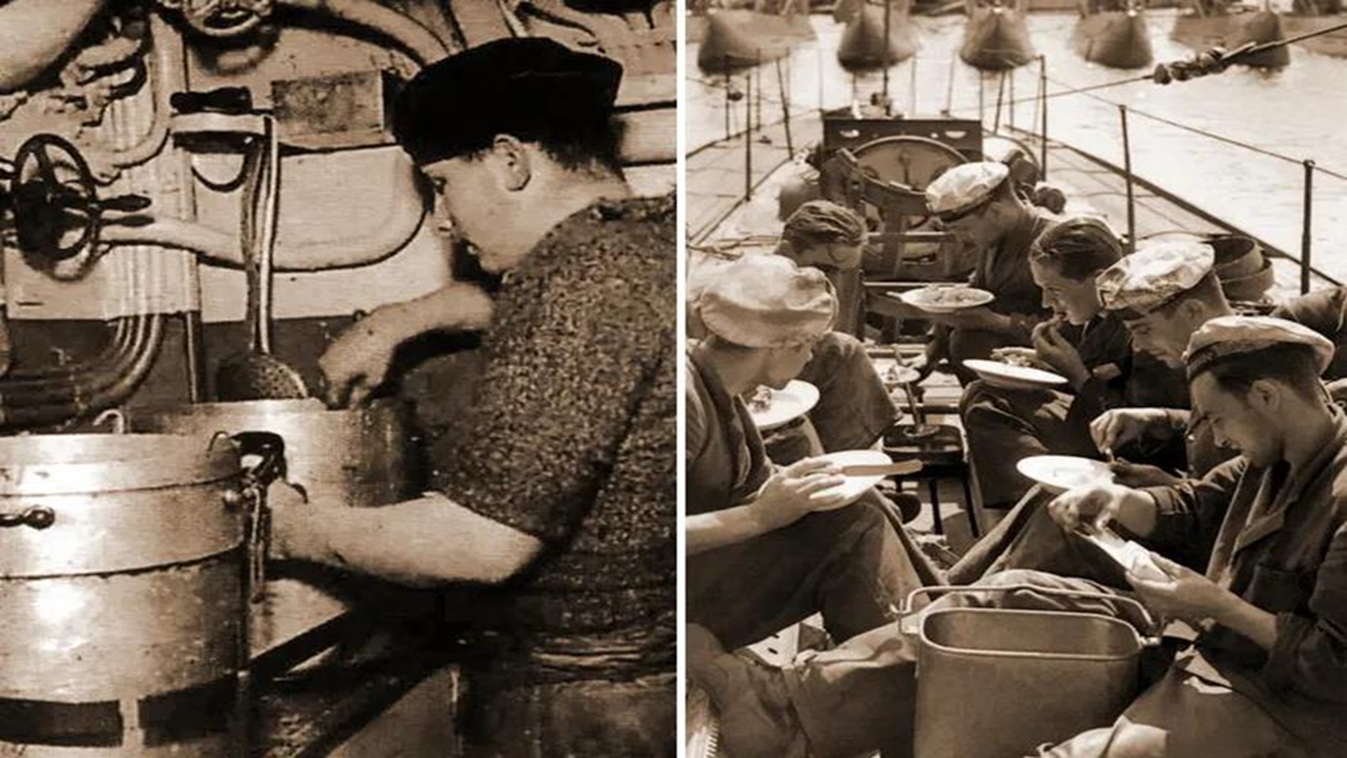 邓尼茨的水下"盛宴"，二战德军潜艇日常饮食