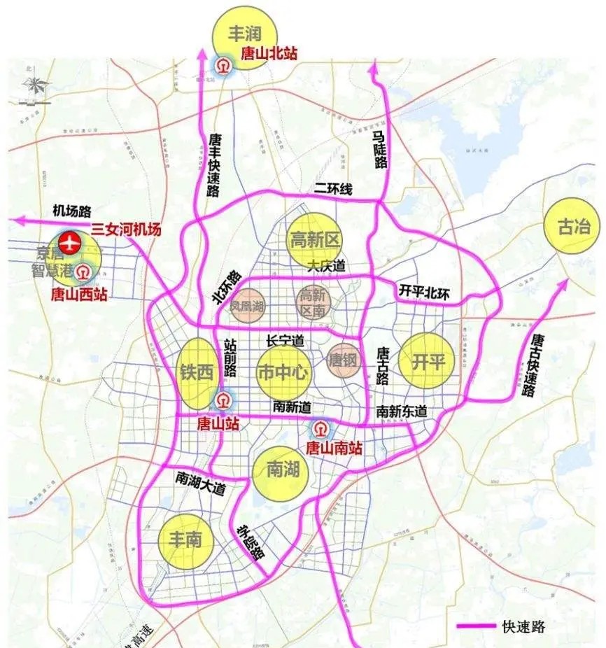 这些道路还是比较堵的,所以唐山和丰润之间还是需要一条新的道路