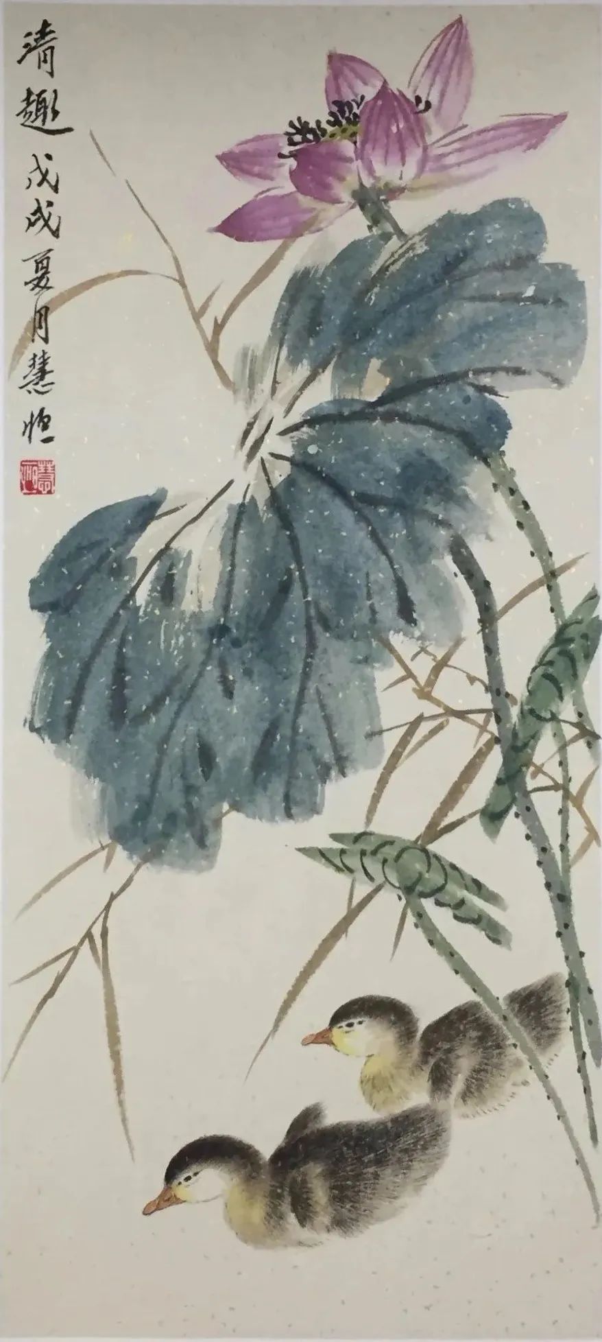 福建漳州江慧恒工笔花鸟画100幅