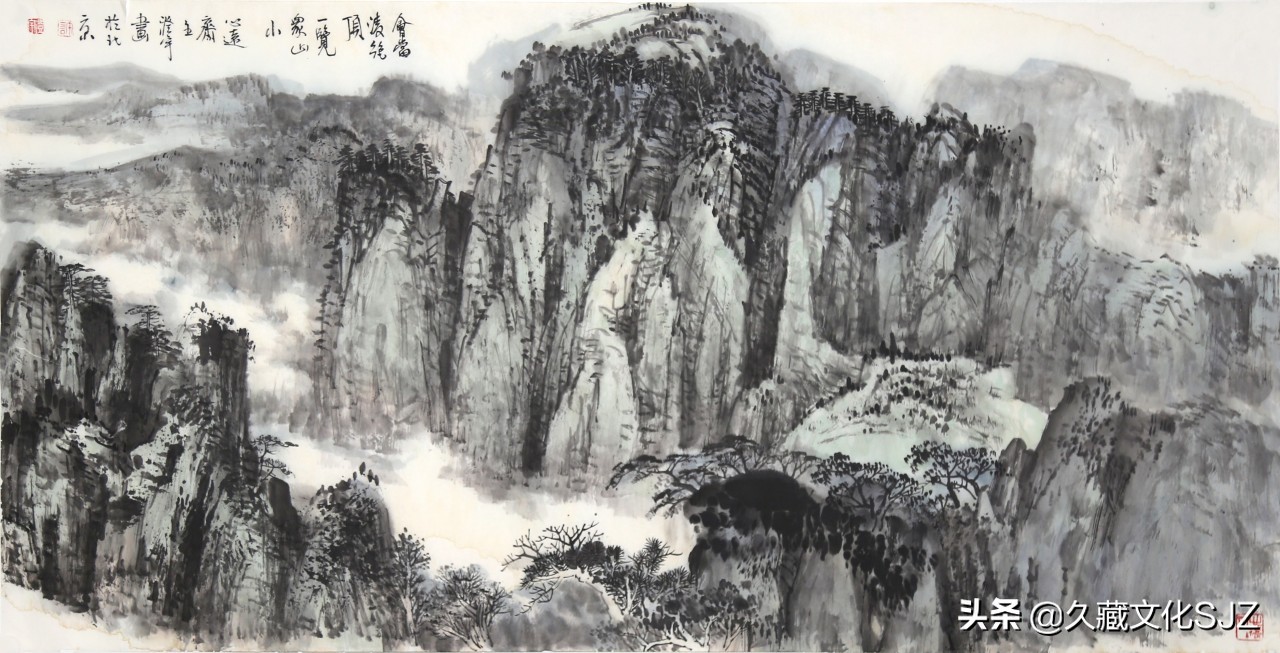 许澄宇水墨山水画一组