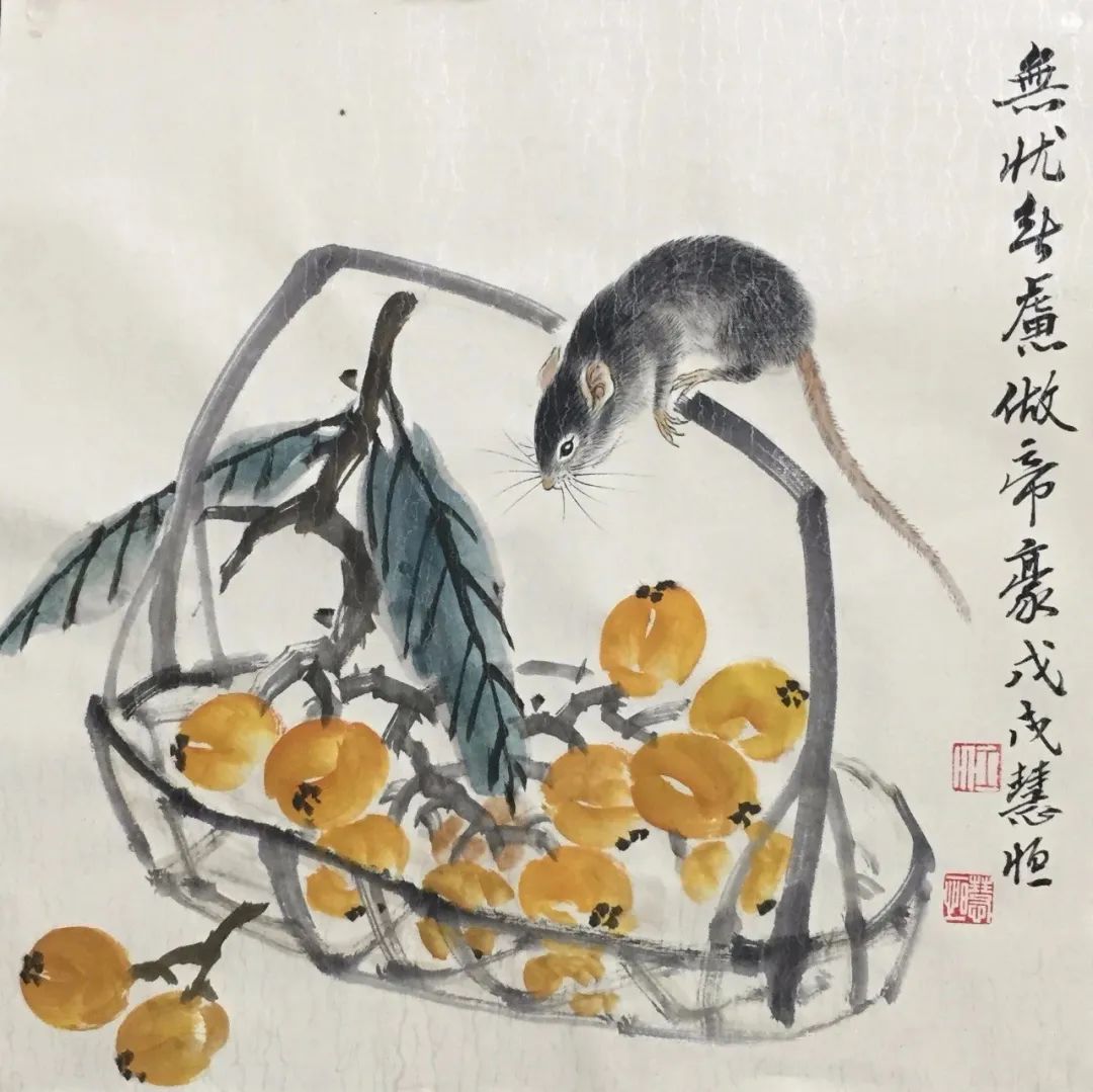福建漳州江慧恒工笔花鸟画100幅