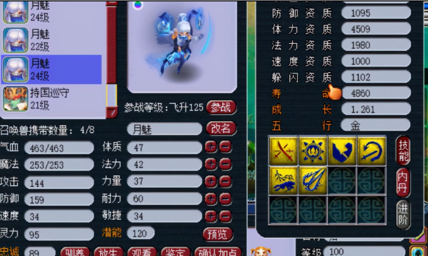 梦幻西游：月魅合宠，不管是须弥真言还是净台妙谛，通通学会了