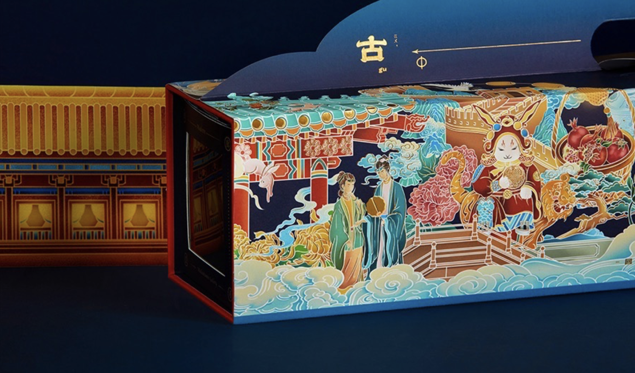 立体浮雕新国风包装创意国风也很有感觉