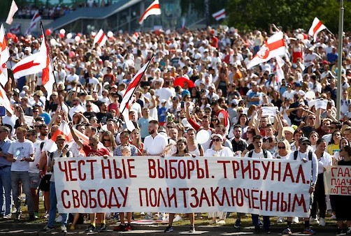 白俄第五大城市倒戈反对派