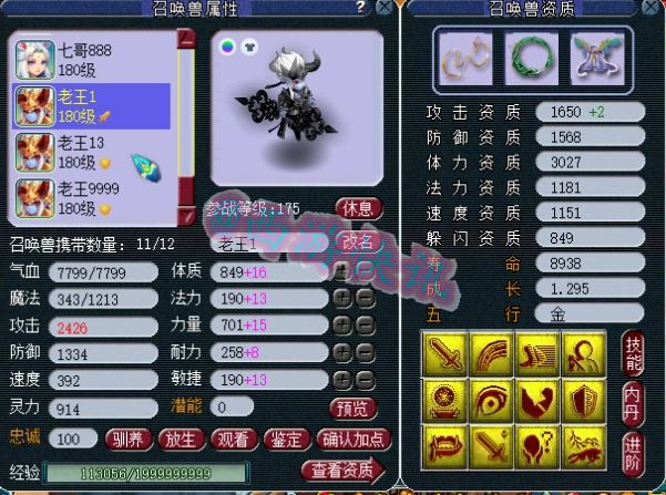 梦幻西游：老王水封方寸被迫改名，整体硬件足以排进全服前三