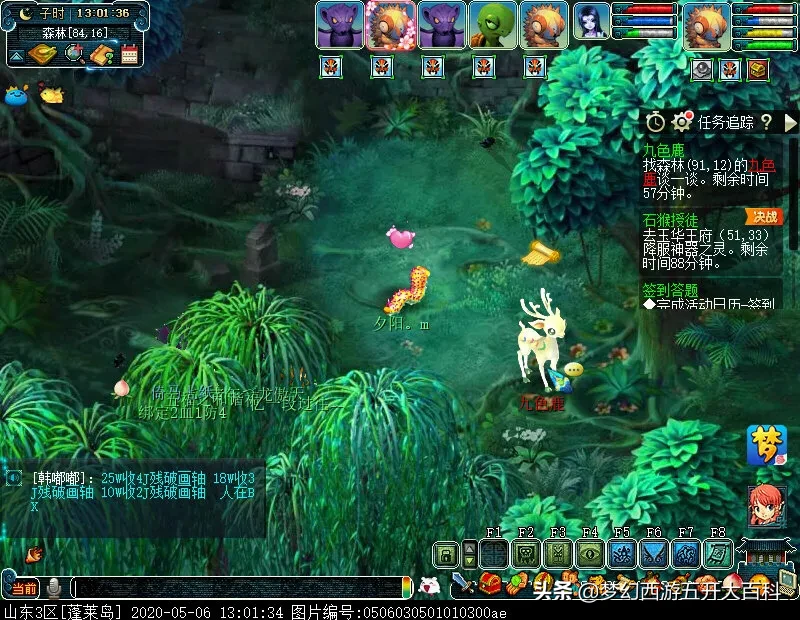 梦幻西游五开大百科第六期：奇遇九色鹿最佳支线拿五宝你知道吗？