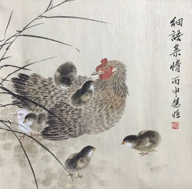 福建漳州江慧恒工笔花鸟画100幅