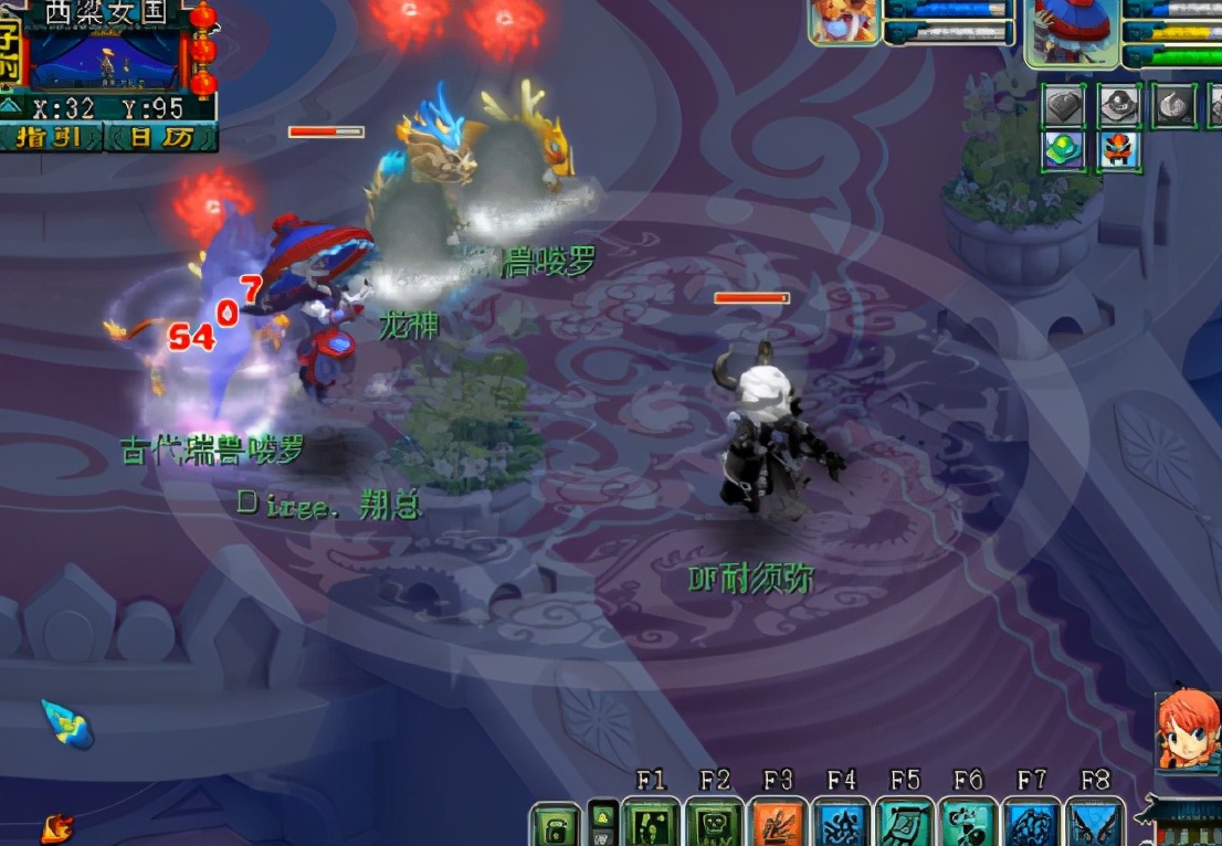 梦幻西游：175级力地府输出展示，不比差距不大，一比略显尴尬