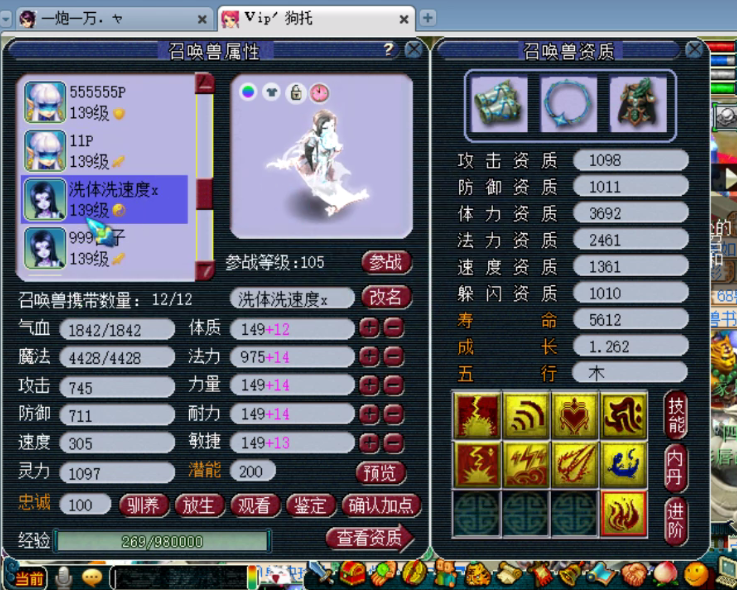 梦幻西游：天科第一普陀硬件展示，全身6特技N个13段装备