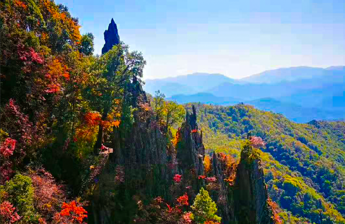 陕西（岚皋）南宫山的秋景，美的让人心动