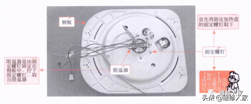 电压力锅锅盖拆解图(电压力锅锅盖手柄拆解)