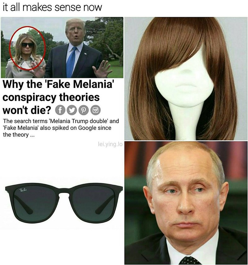 川普妻子面容变样，白宫怕不是有两个总统夫人？