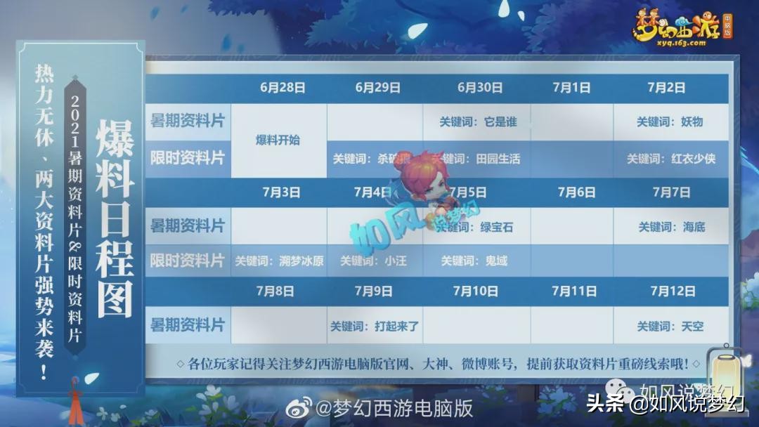 梦幻西游《限时资料片》曝光，明秀园淘汰紫禁城，决赛血战珍宝阁