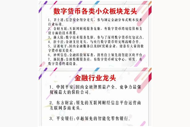 怎樣確定股票各個板塊的龍頭股呢？