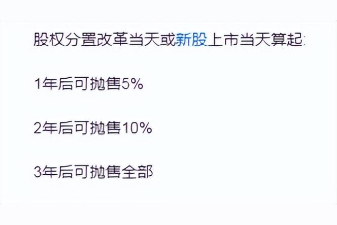 限售流通股是什么意思？