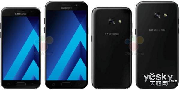 三星Galaxy A5/A3 (2017)官方网宣图曝出