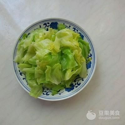 炝拌双色甘蓝#春天不减肥，夏天肉堆堆#