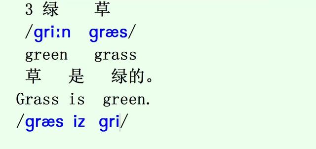 绿色用英语怎么写(白色用英语怎么写)