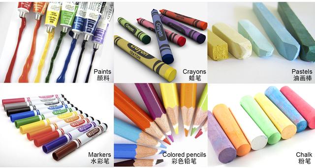 彩色蜡笔用英语怎么说(蜡笔英语发音视频)