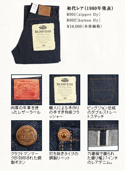 超级玩家典藏原色牛仔品牌之LEVIS,Evisu,APC,BigJohn,Denime篇