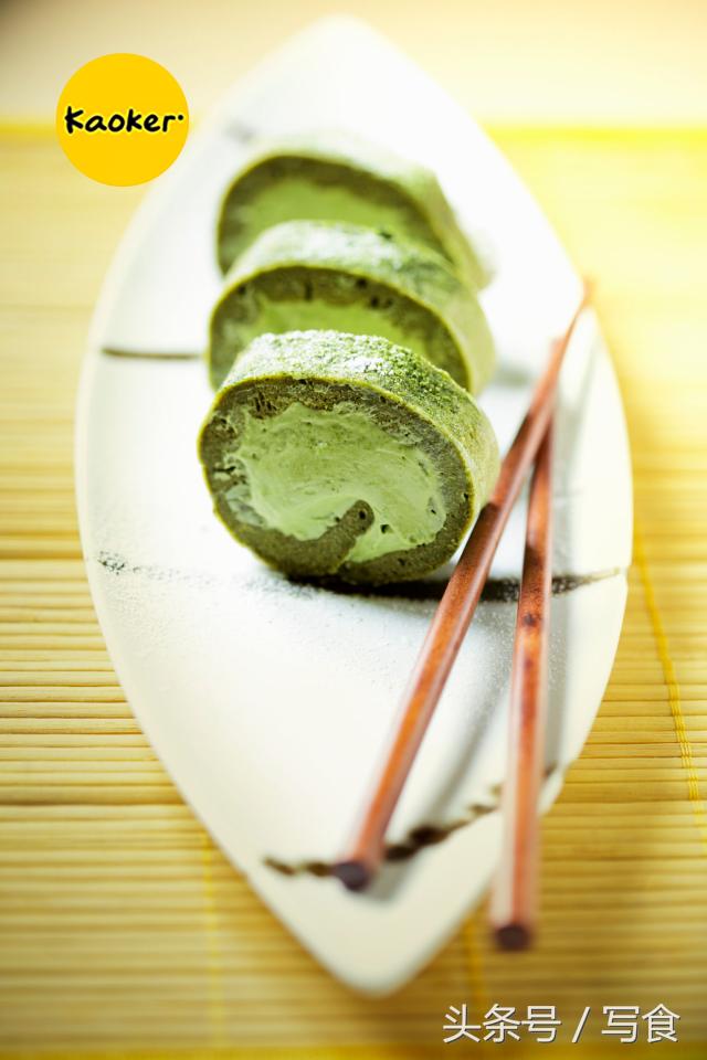 網紅下午茶甜點「抹茶毛巾卷」，簡單快手卷出濃郁抹茶香