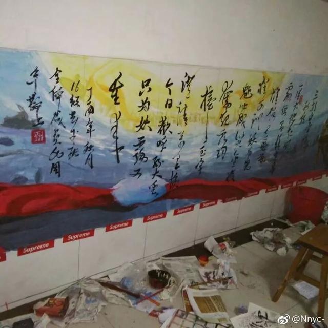 现在黑板报都这种水平了？简直逆天！