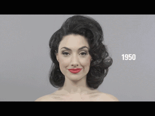 历史馆 | 梦露、芭比、艾薇儿，1分钟看完100年美国妆容变