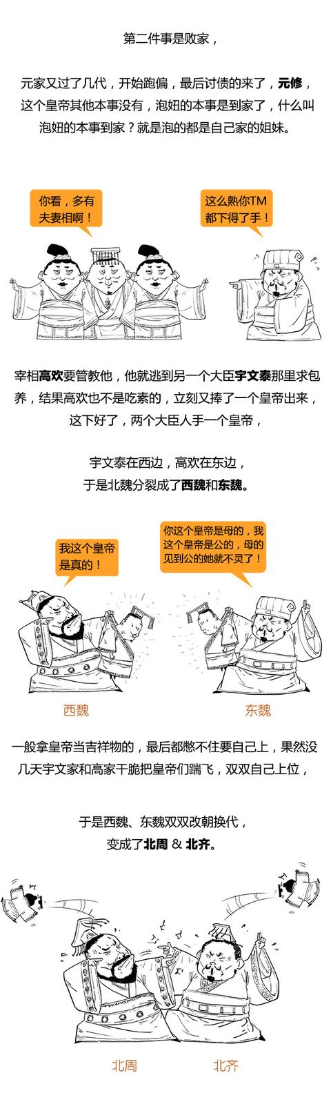 Stone历史剧 -- 南北朝里多败家