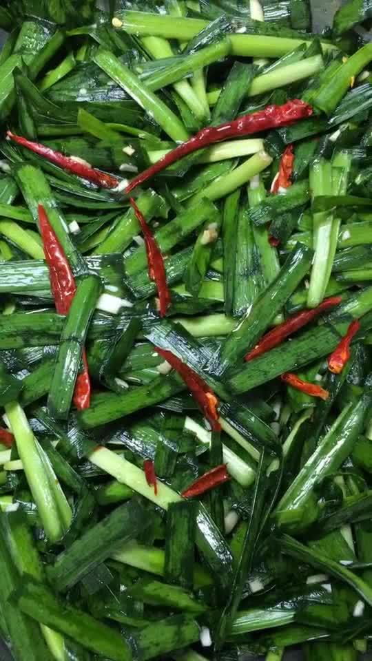 韭菜腌着吃 咸香爽口 做法简单！