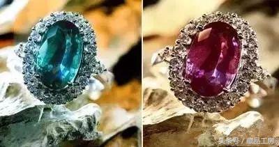我有一个会变色的戒指 变色的宝石有很多种吗？