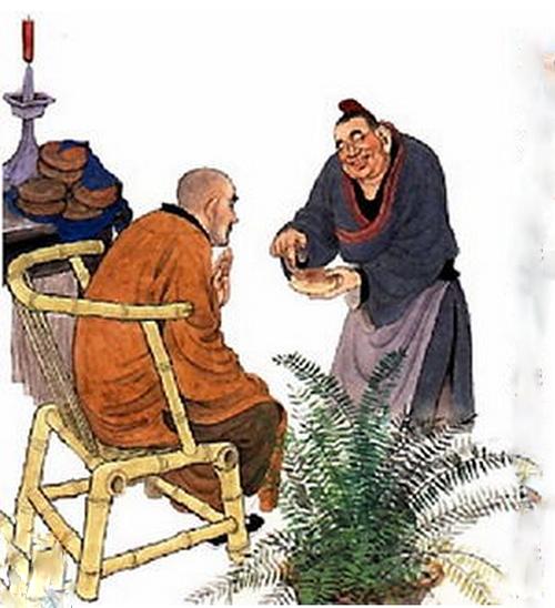 且看这两位禅师的对话，师父只说了一句天气很冷，你要照顾好自己
