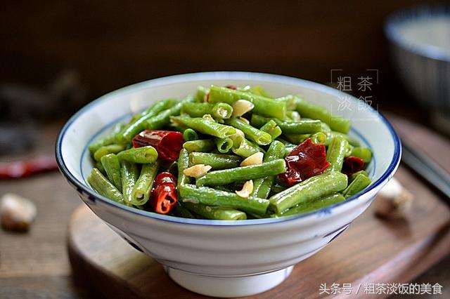 蒜炒豇豆做法 健脾、补肾-起舞食谱网