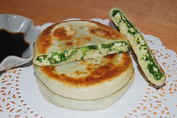 韭菜这样做早餐饼 味道真心比饺子-起舞食谱网