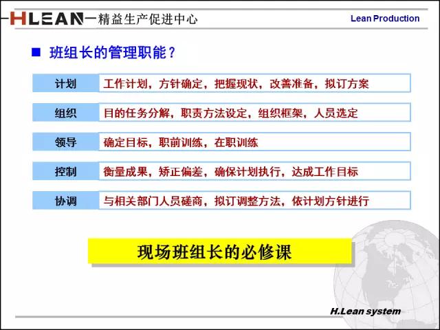 「精益学堂」日资企业精益班组长培训PPT精华版