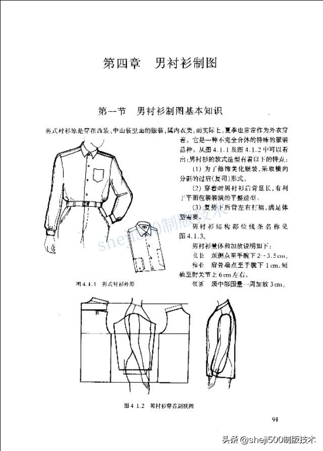 男衬衫制作工艺流程图图片