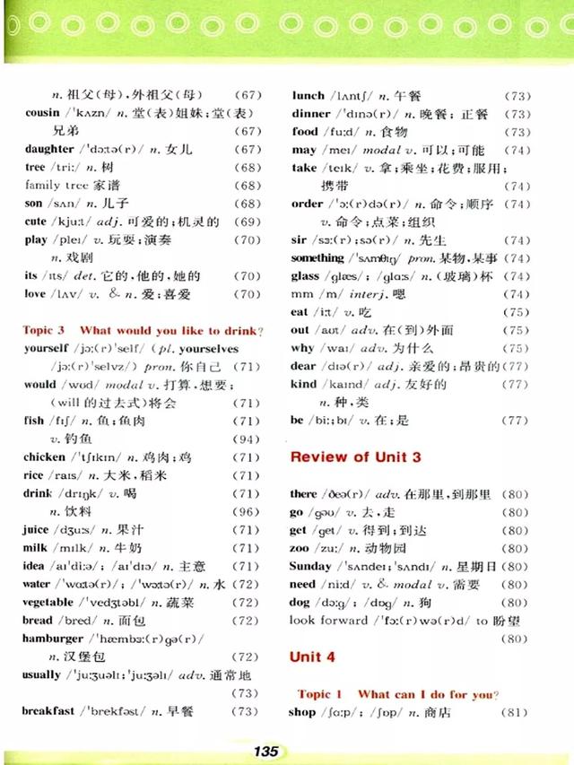 仁爱版初中英语七年级英语（上册）电子课本+听力（可打印下载）