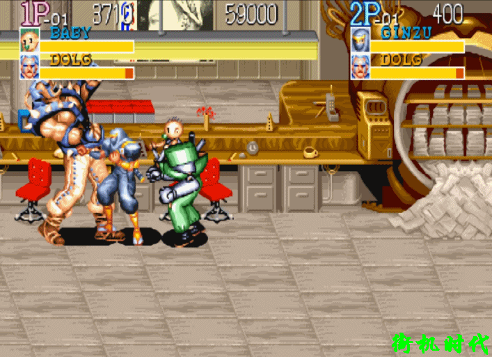 街機(jī)游戲群毆的最高境界，BOSS出場后還沒站穩(wěn)就被打死了