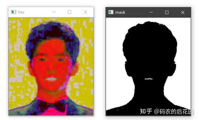 教你用OpenCV 和 Python给证件照换底色（蓝底 -红底-白底）