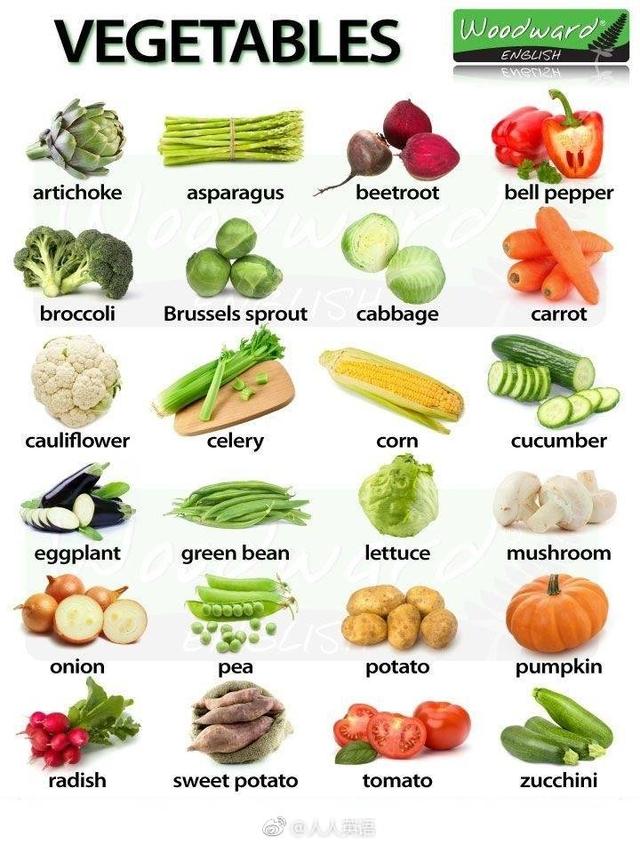 蔬菜用英语怎么写(蔬菜用英语怎么说)