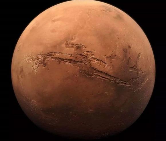 火星表面的最大 疤痕 像不像巨大生物咬后留下的一道伤口 科学 蛋蛋赞