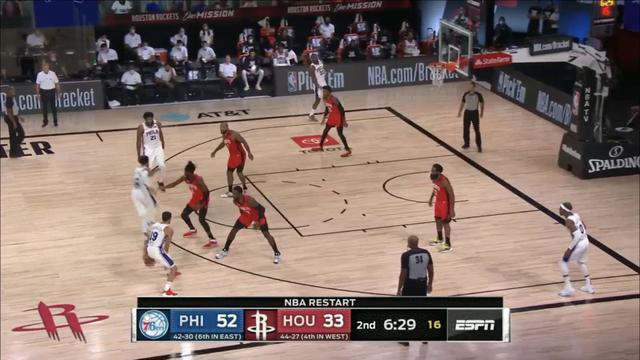 70+26+15！ 五星一波流打崩火箭，哈登眼眶含淚，泰倫盧快來拯救他