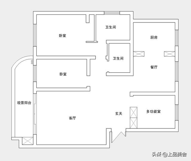 80平米中式风格，儿童房虽然小，这样设计功能性很齐全，露台很美