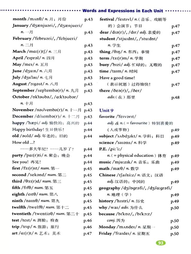 人教版初中英语七年级英语（上册）电子课本+听力（可打印下载）