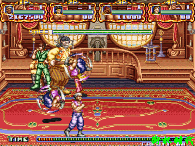 街機(jī)游戲群毆的最高境界，BOSS出場(chǎng)后還沒站穩(wěn)就被打死了