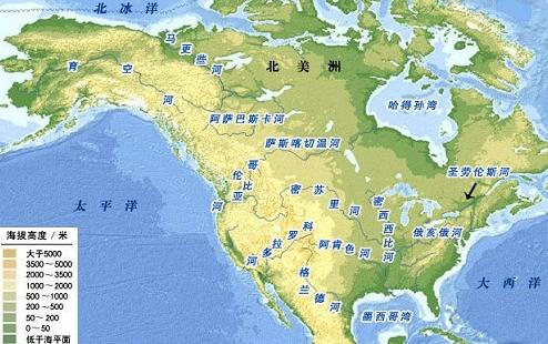 北美洲的地理位置,面积和轮廓特点有什么地理意义
