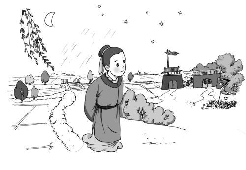 慈母手中线,游子身上衣.——孟效《游子吟》浮云蔽白曰,游子不顾反.