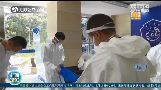 南京港边检站民警：防护服内暴汗如雨 防护服外高温&ldquo;烤&rdquo;验