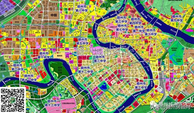 江西省赣州市安远县总共有多少所中学